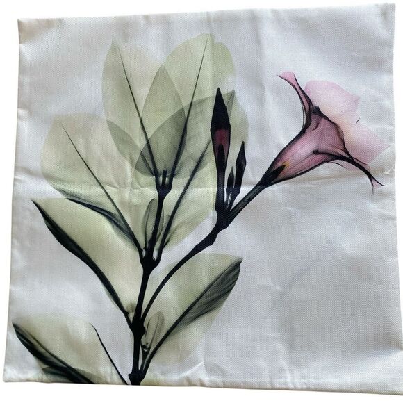 3 Floral Print Decorative Pillow Covers NWOT - Picture 5 of 7